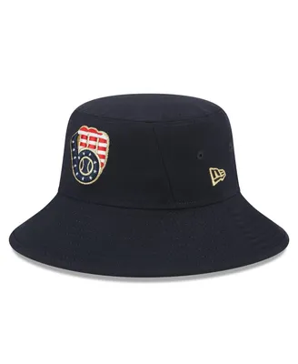 Men's New Era Navy Milwaukee Brewers 2023 Fourth of July Bucket Hat