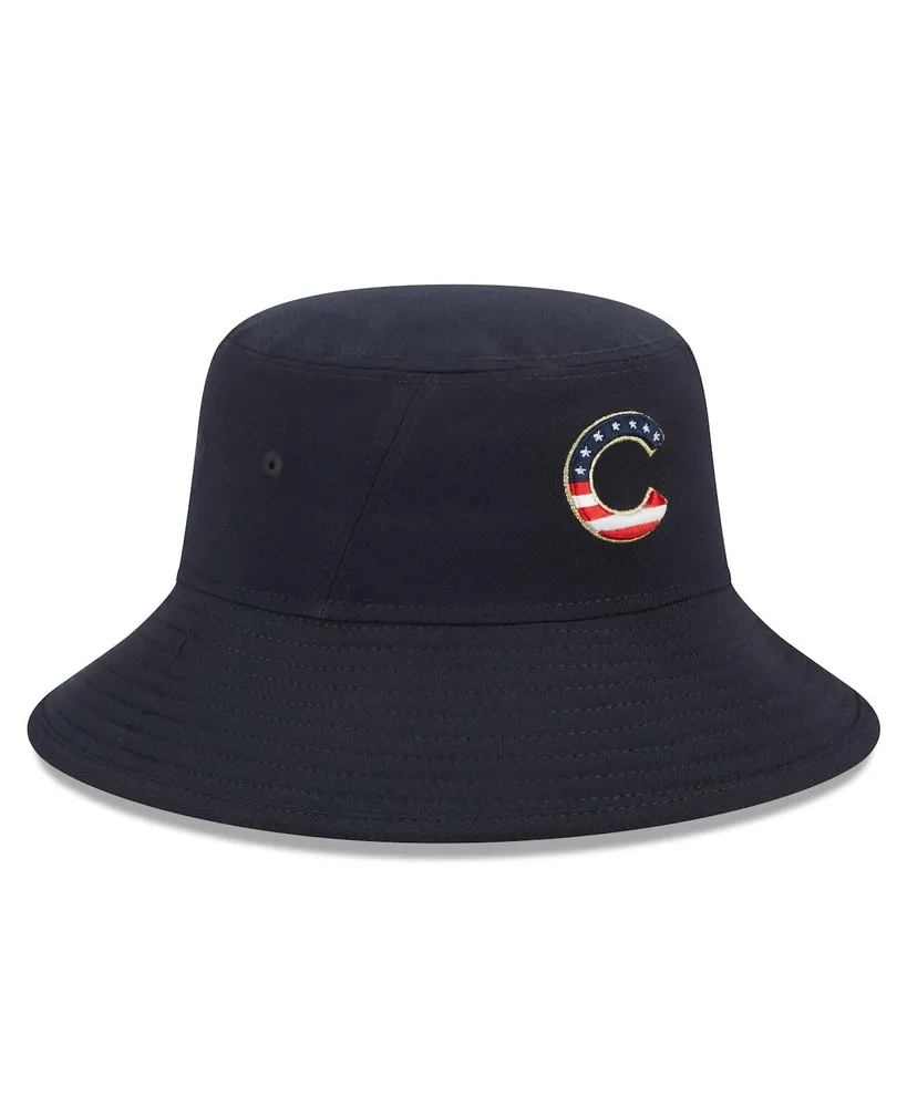 Men's New Era Navy Chicago Cubs 2023 Fourth of July Bucket Hat