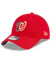 Women's New Era Red Washington Nationals 2023 Fourth of July 9TWENTY Adjustable Hat