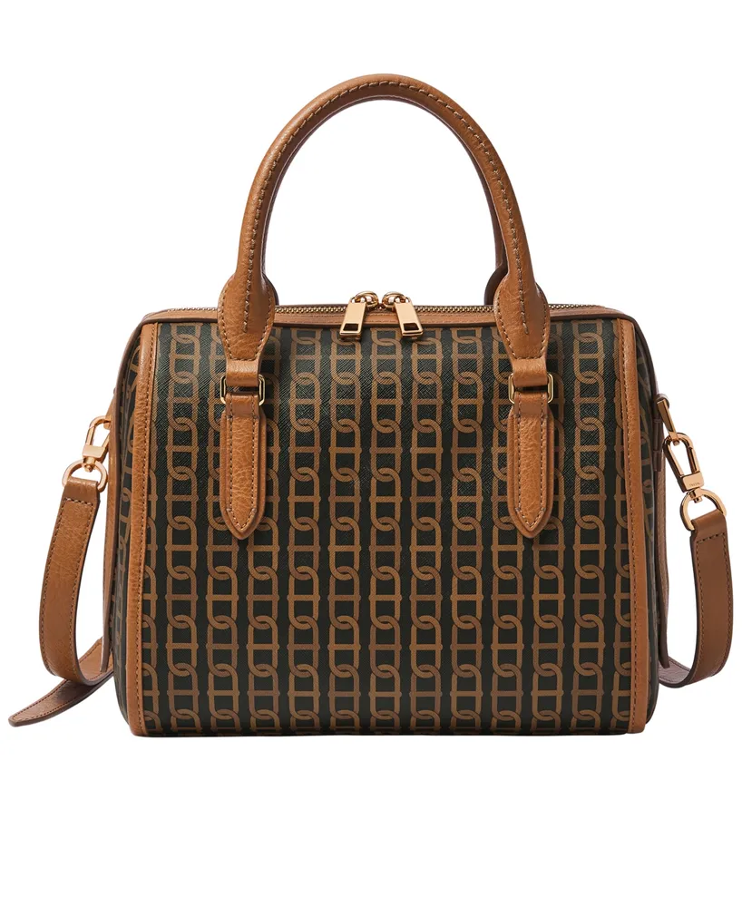 Fossil Williamson Coated Fabric Satchel