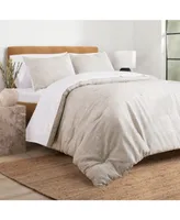 Nate Home by Nate Berkus Textured Print 2 Piece Comforter Set - Twin, Beige