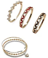 Anne Klein Multicolor Mixed Stone Bracelet Collection