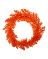 Kurt Adler 18" Unlit Orange Wreath