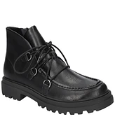 Bella Vita Women's Xandy Lace-Up Side Zip Ankle Booties