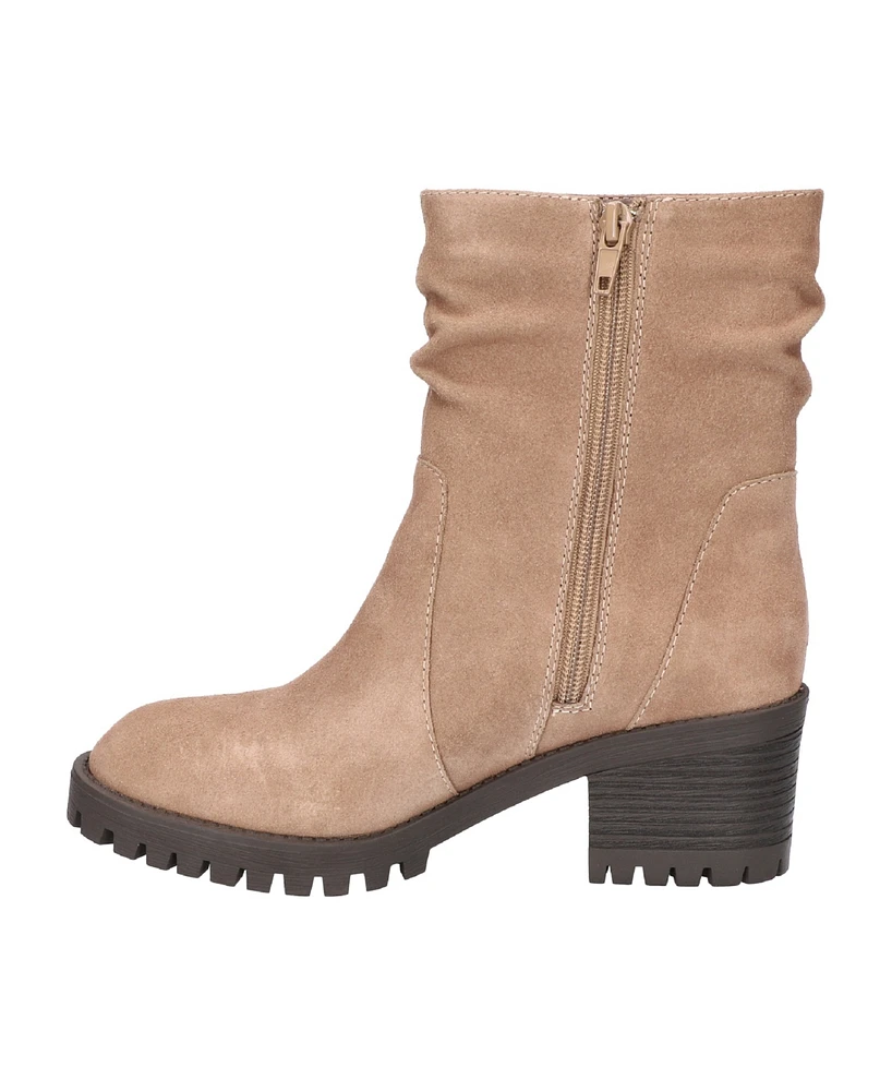 Bella Vita Women's Hattie Block Heel Zipper Booties