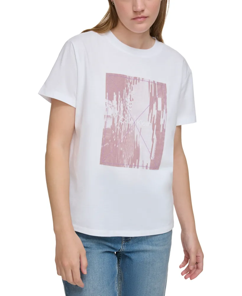 Calvin Klein Women's Logo T-Shirt - Macy's