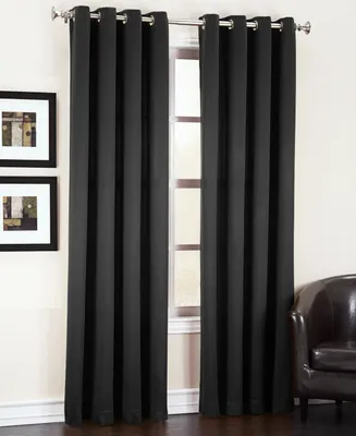 Sun Zero Grant Solid Grommet Curtain Panel