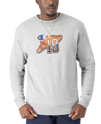 Champion Men's Powerblend Graphic Crewneck Sweatshirt