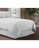 Superity Linen Superity 100% Cotton Flat Sheet White Full