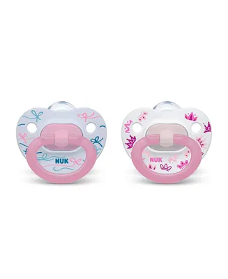 Nuk Orthodontic Pacifiers, 18-36 Month, Pink, 2 Pack