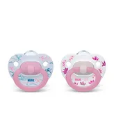 Nuk Orthodontic Pacifiers, 18-36 Month, Pink, 2 Pack