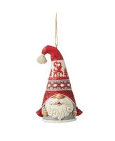 Jim Shore Nordic Noel Gnome Flap Hat Ornament