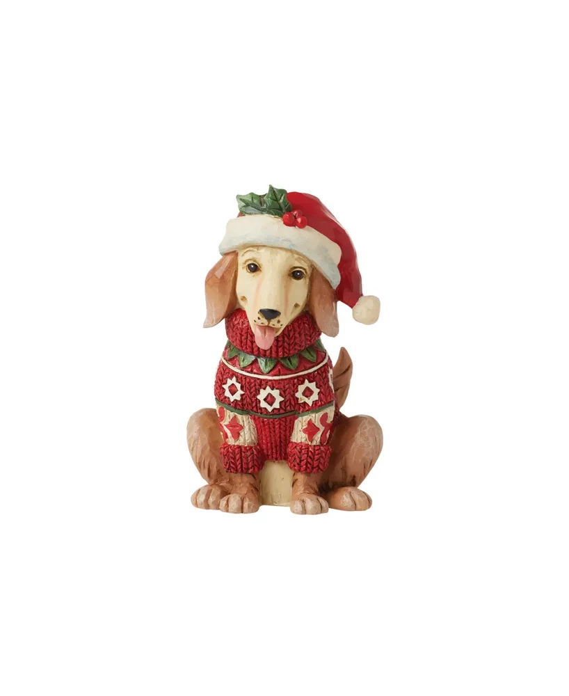 Jim Shore Mini Christmas Dog