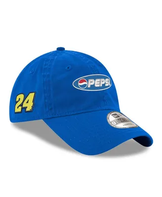 Men's New Era Royal Jeff Gordon Pepsi Enzyme Washed 9TWENTY Adjustable Hat