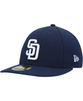 Men's New Era Navy San Diego Padres Oceanside Low Profile 59FIFTY Fitted Hat