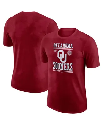 Men's Nike Crimson Oklahoma Sooners Team Stack T-shirt