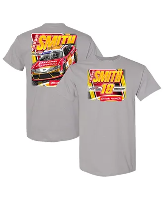 Men's Joe Gibbs Racing Team Collection Gray Sammy Smith 2023 #18 Pilot/Flying J T-shirt