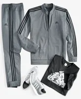 Adidas Tricot Heathered Track Jacket Future Icons Regular Fit Camo Logo Graphic T Shirt Tricot Heathered Joggers
