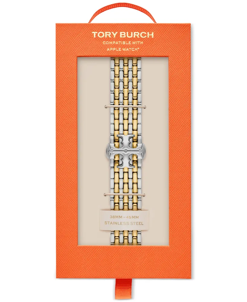 Tory Burch Two-Tone Stainless Steel Bracelet For Apple Watch 38mm-45mm