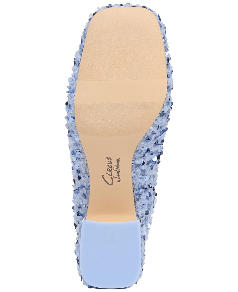 Circus Ny by Sam Edelman Women's Orin Sequin Slip-On Mule Pumps