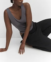 Mango Women's Crop Skinny Trousers