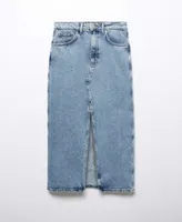 Mango Women's Denim Skirt