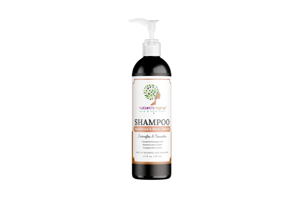 Nature's Syrup Beauty Sandalwood & Black Charcoal Shampoo, 9.7 Fl. Oz.