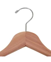Set of 4 Cedar Garment Hangers