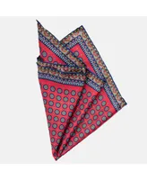 Elizabetta Men's Imola - Large Silk Pocket Square for Men