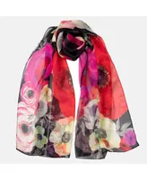 Campo de' Fiori - Long Sheer Silk Scarf for Women