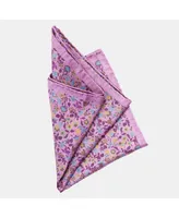 Elizabetta Men's Rimini - Large Silk Pocket Square for Men