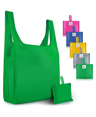 5 Pack 50 Pound Reusable Grocery Bags - With Handles