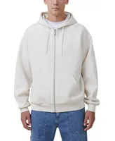 Cotton On Men's Oversized Zip Up Hoodie