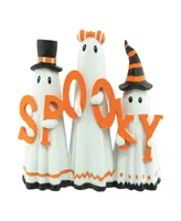 9.25" Spooky Ghost Trio Halloween Decoration