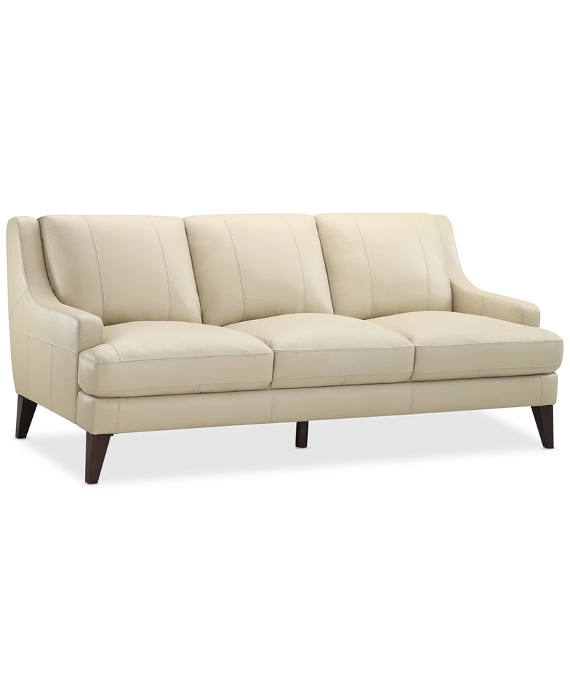 Collyn 83" Modern Leather Sofa, Created for Macy's