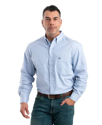 Berne Men's eman Flex Long Sleeve Button Down Shirt
