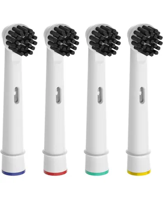 Pursonic Replacement Toothbrush Heads Charcoal Infused Bristles Compatible with Oral B Electric Toothbrush