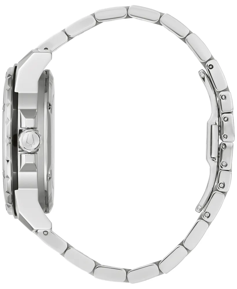 Bulova Men's Automatic Marine Star Marc Anthony Stainless Steel Bracelet Watch 45mm
