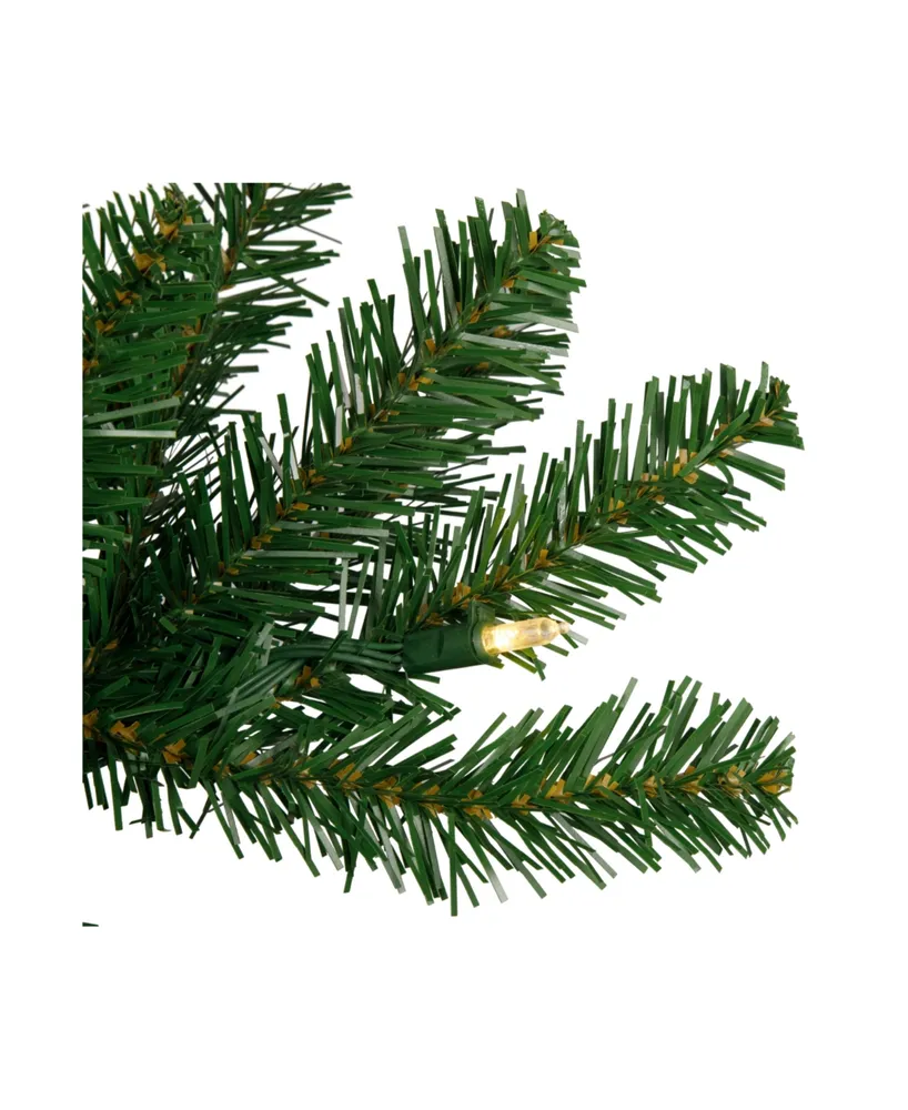 7.5' Pre-Lit Manchester Pine Instant Connect Artificial Christmas Tree with Dual Led Lights