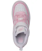 Nike Toddler Girls Court Borough Low Recraft Adjustable Strap Casual Sneakers from Finish Line