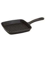 Smith and Clark Cast Iron 6.75" Square Grill Pan
