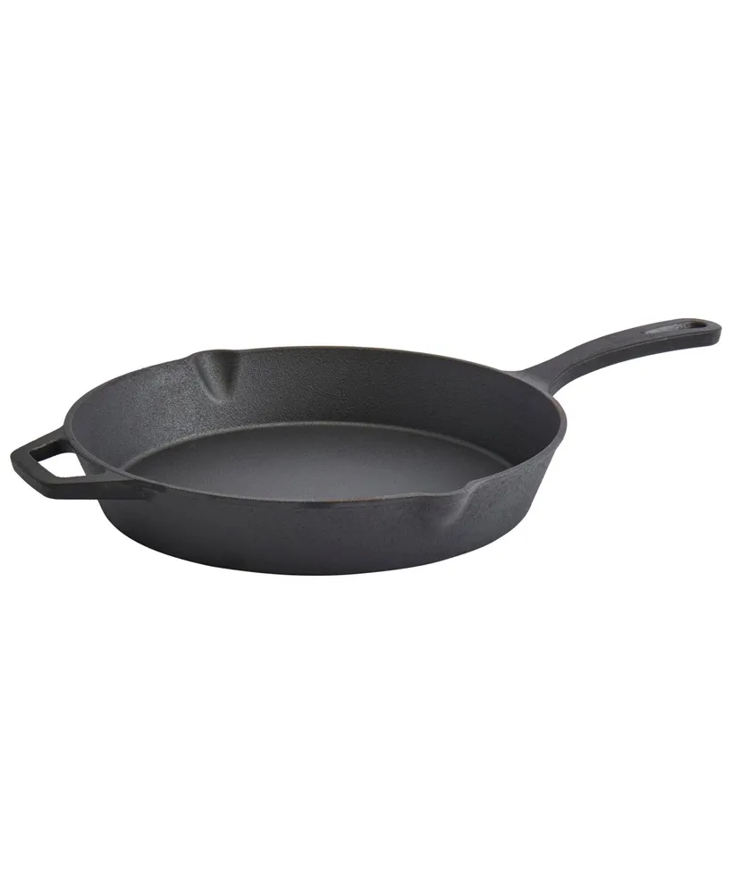 Smith and Clark Unlimited Cast Iron 12" Open Fry Pan with Assist Handle