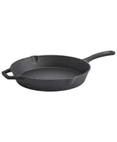 Smith and Clark Unlimited Cast Iron 12" Open Fry Pan with Assist Handle