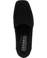 Journee Collection Women's Malleah Heeled Loafers