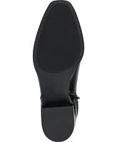 Journee Collection Women's Elley Buckle Strap Block Heel Booties