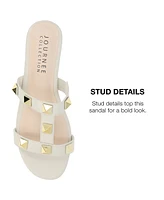 Journee Collection Women's Kendall Studded Sandals