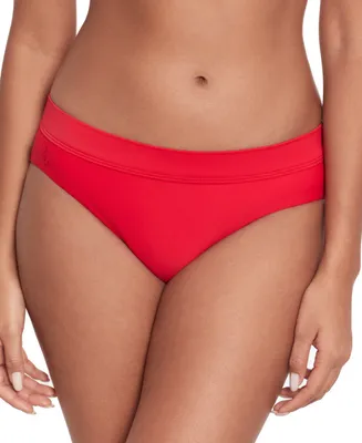 Lauren Ralph Women's Classic Band Hipster Bikini Bottoms