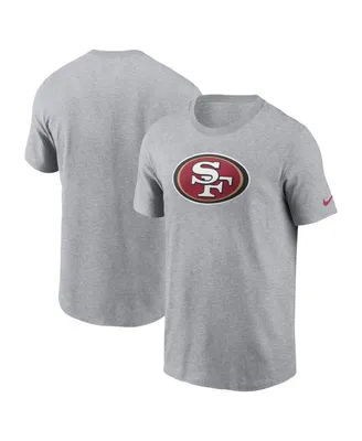 Men's Nike Gray San Francisco 49ers Logo Essential T-shirt