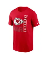 Men's Nike Red Kansas City Chiefs Lockup Essential T-shirt