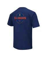 Men's Colosseum Navy Illinois Fighting Illini Oht Military-Inspired Appreciation T-shirt